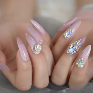 Ombre French Fake Nails - GadgetsPerfect