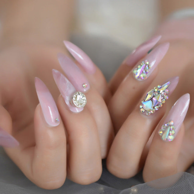 Ombre French Fake Nails - GadgetsPerfect