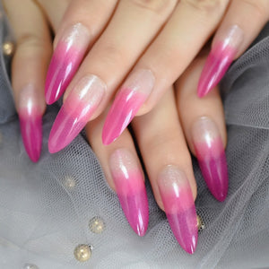 Ombre French Fake Nails - GadgetsPerfect