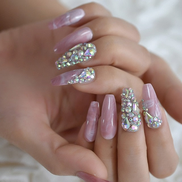 Ombre French Fake Nails - GadgetsPerfect