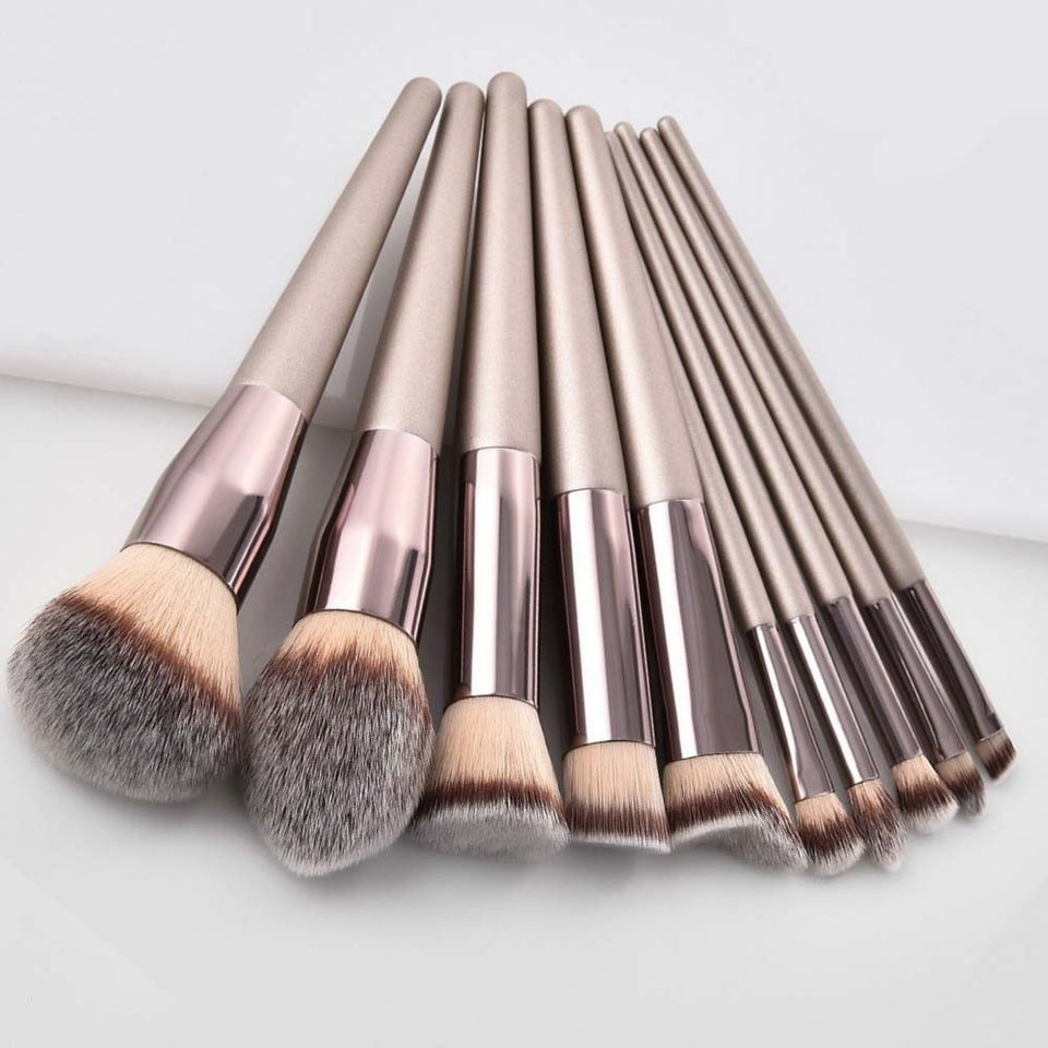 Luxury Champagne Brushes - GadgetsPerfect