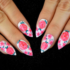 Ombre French Fake Nails - GadgetsPerfect